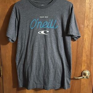 O'Neill Men’s size Medium Gray Short Sleeve Graphic Tee Shirt Top